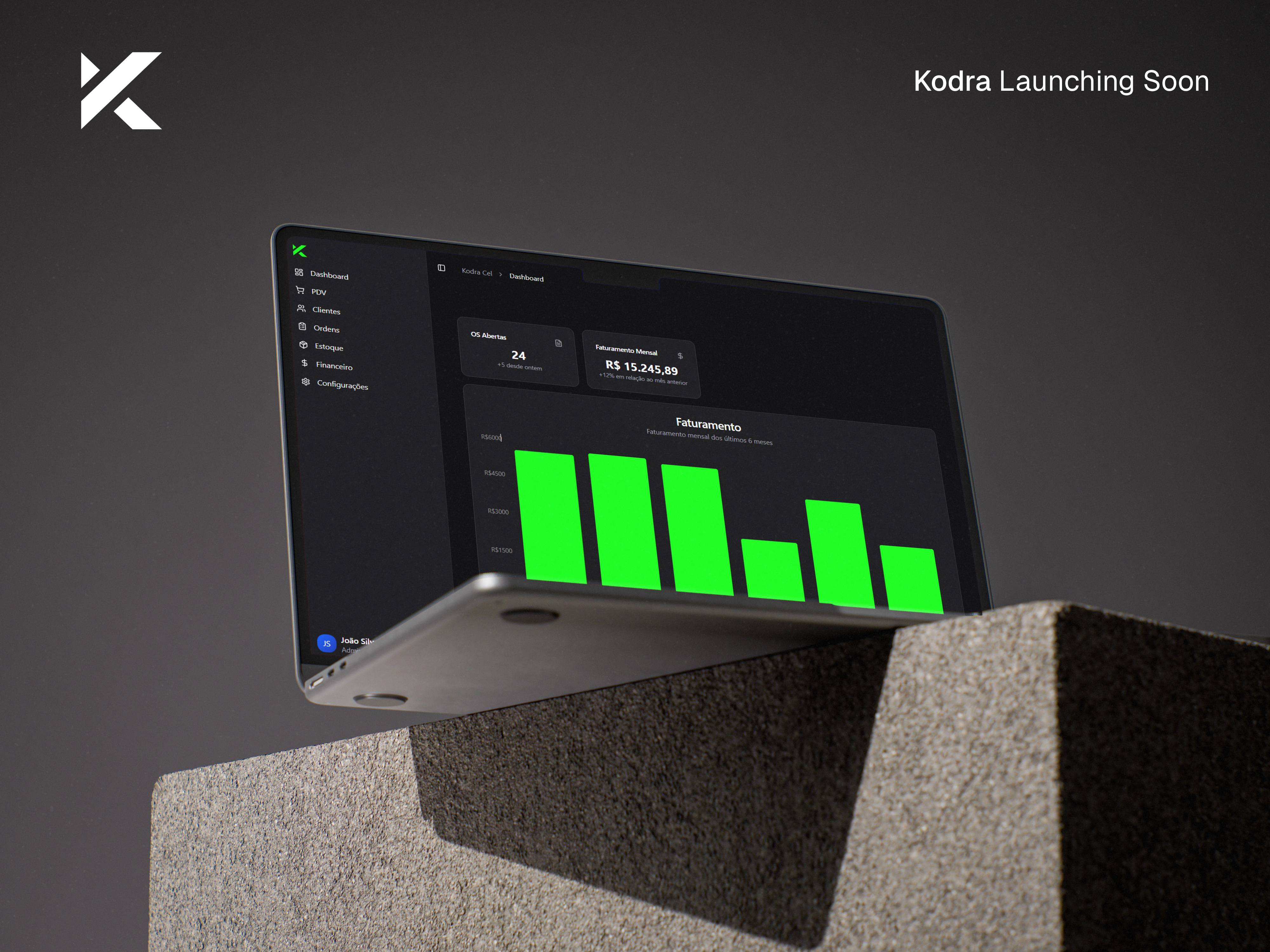 Dashboard do Kodra